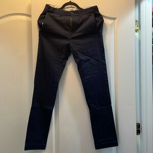 J Crew Boys Cotton Skinny Pants Size:14, color:Navy blue
